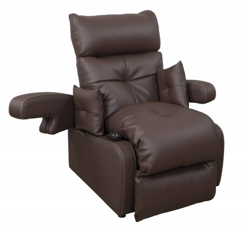 fauteuil releveur multi positions COCOON G2 PVC chocolat