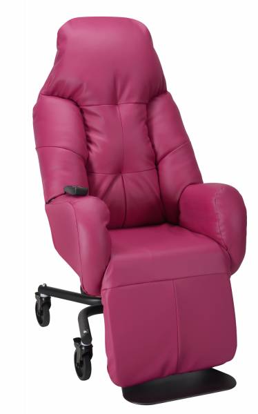 fauteuil à pousser électrique  LIBERTY e II framboise